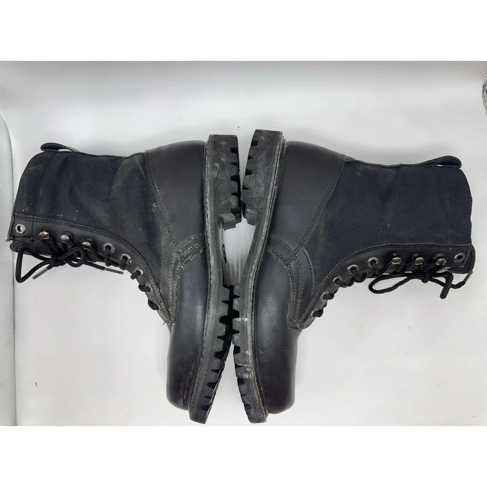 Vtg Sears Fieldmaster 86923 Insulated Combat Boots Hex Shaped Eyelets Men's 9D